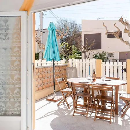 T2 Climatise Avec Wifi, Proche Plage, Parking Prive, Renove 2023, Terrasse, Animaux Non Admis - Fr-1-409-225 * Narbonne
