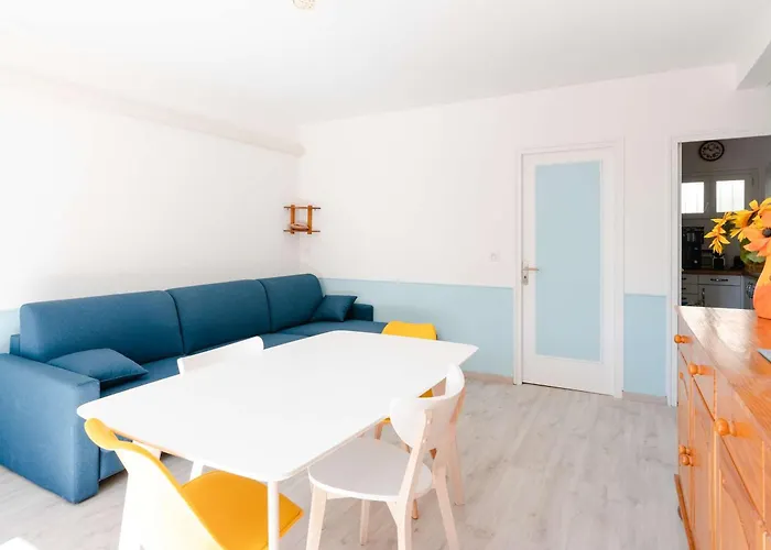 아파트 T2 Climatise Avec Wifi, Proche Plage, Parking Prive, Renove 2023, Terrasse, Animaux Non Admis - Fr-1-409-225 나르본